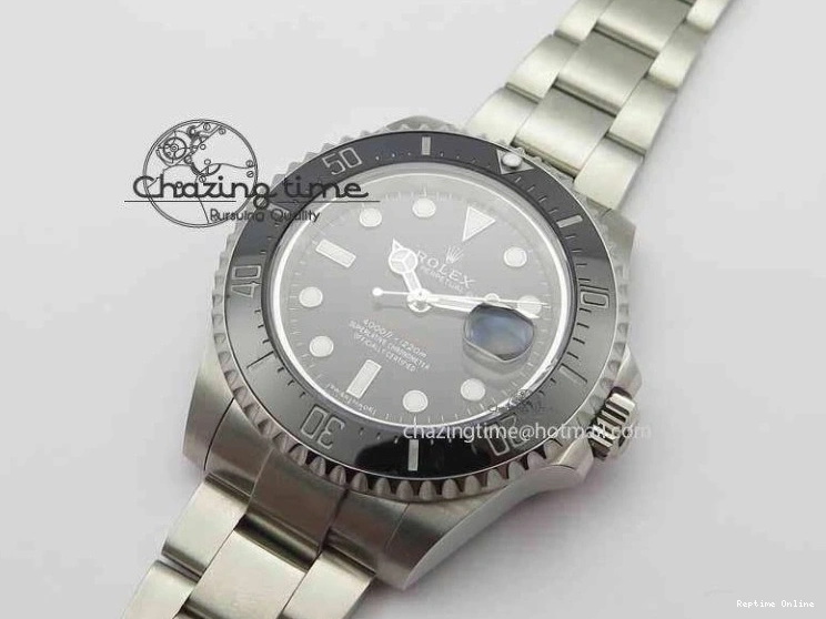 0207 Soft Sea Dweller 126600 43mm SS BP Maker Black Dial On SS Bracelet A 3656